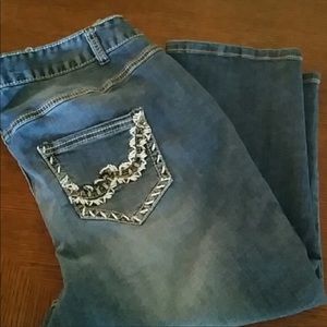 Lane Bryant cropped jeans